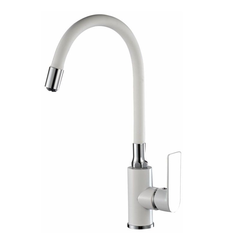 Смеситель для кухни Haiba HB73505-8 Белый Хром