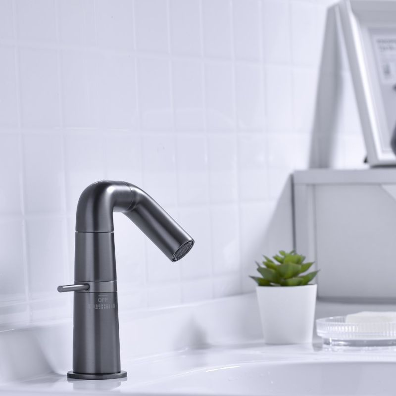 Смеситель для раковины Haiba HB10813-3, пепельный