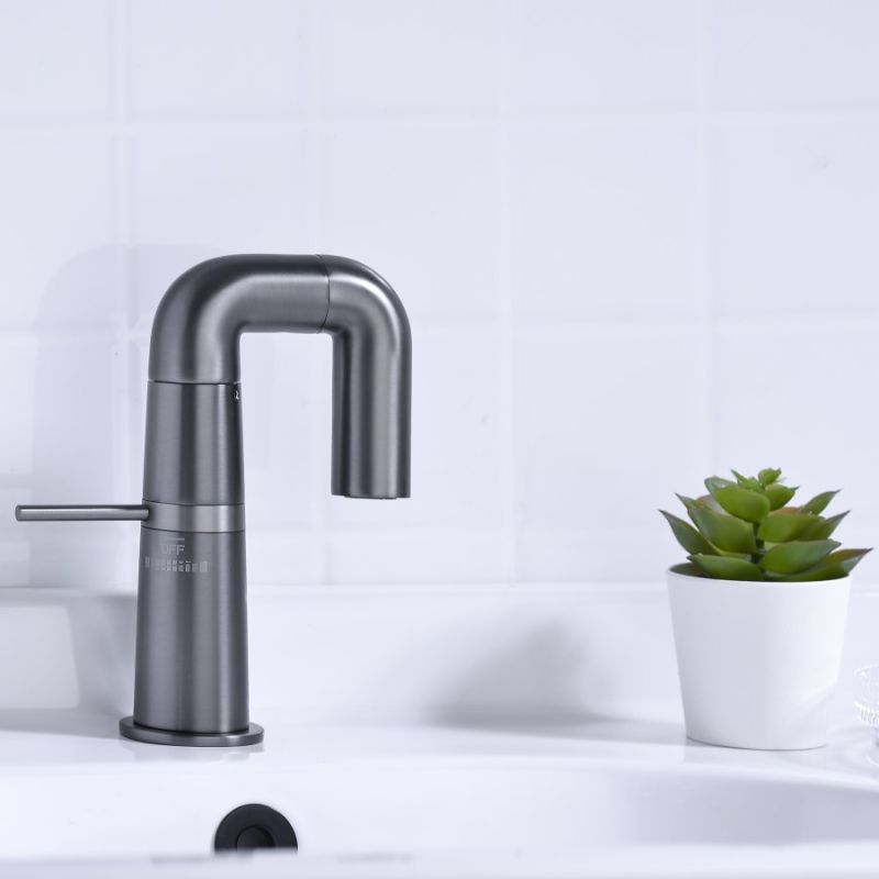 Смеситель для раковины Haiba HB10813-3, пепельный