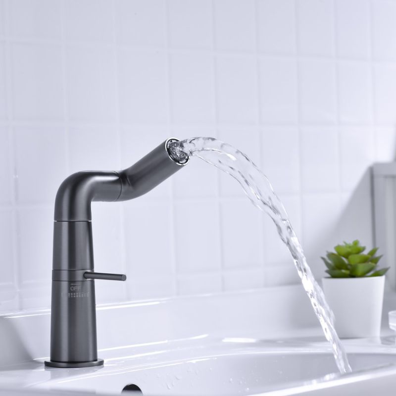 Смеситель для раковины Haiba HB10813-3, пепельный