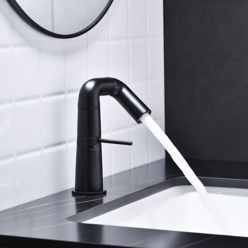 Смеситель для раковины Haiba HB10813-7, черный