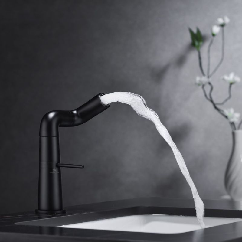 Смеситель для раковины Haiba HB10813-7, черный