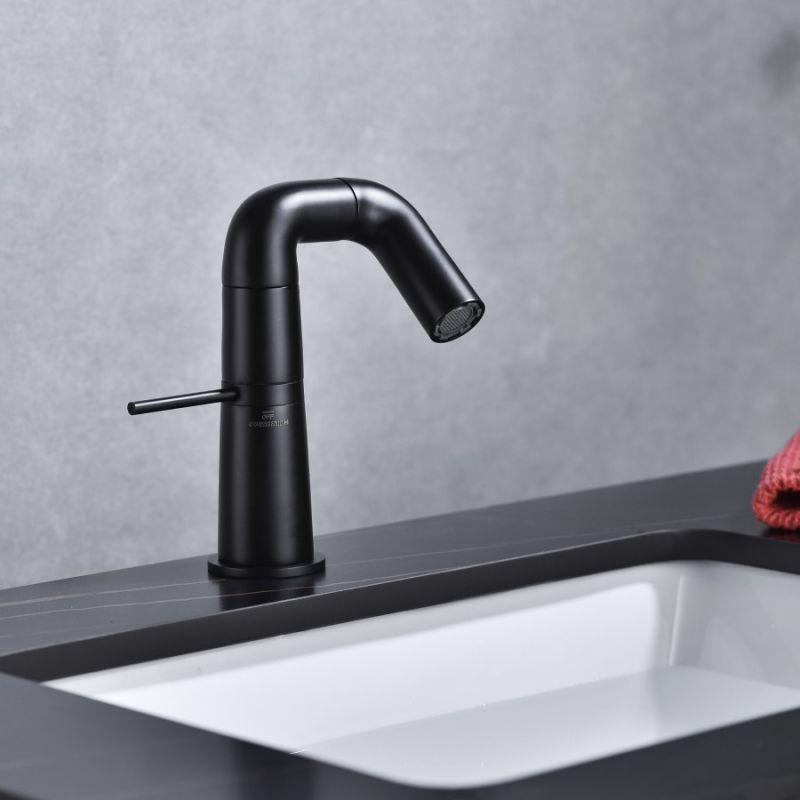 Смеситель для раковины Haiba HB10813-7, черный