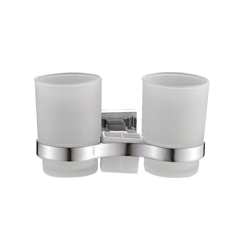 Стакан для ванной комнаты двойной Haiba HB8608, хром