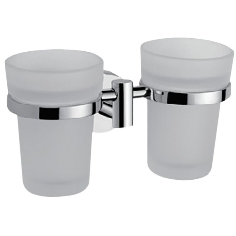 Стакан для ванной комнаты двойной Haiba HB1708, хром
