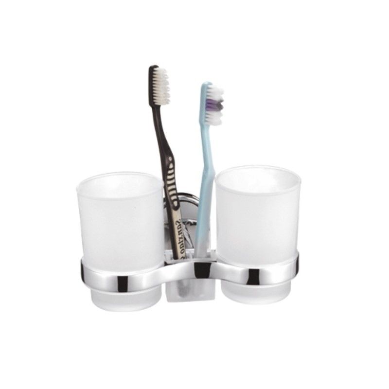 Стакан для ванной комнаты двойной Haiba HB1908, хром