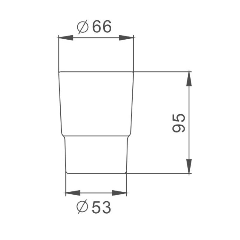 Стакан для ванной комнаты Haiba HB752, белый