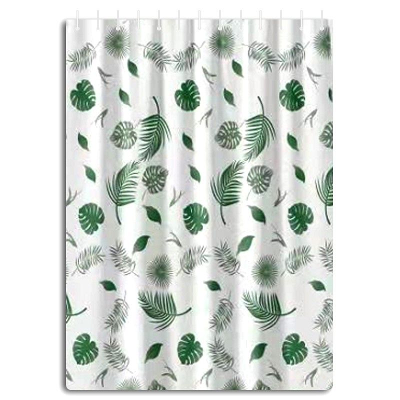 Штора для ванной Haiba HB75064, листья