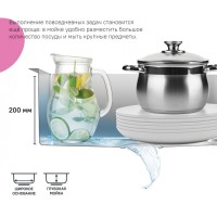 Мойка кухонная Iddis Haze 59 см, чаша слева, сатин, HAZ59SLi77