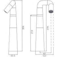 Смеситель для раковины Haiba, с прогрессивным картриджем, черный, HB11813-7