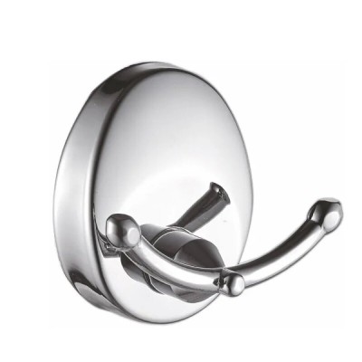 Крючок двойной Haiba, хром, HB1605-2
