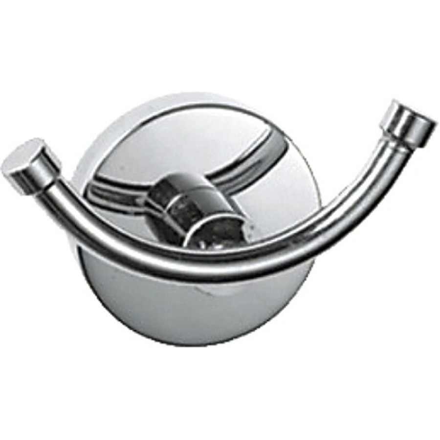 Крючок двойной Haiba, хром, HB1705-2
