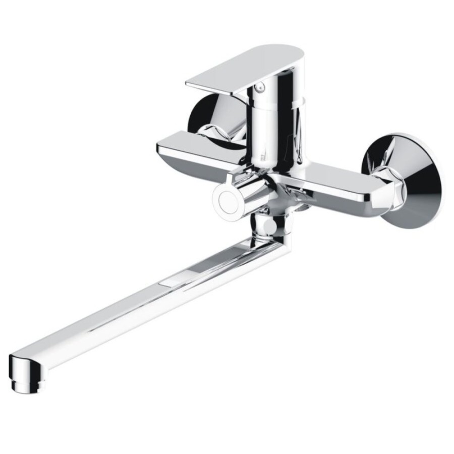 Смеситель для ванны и душа Haiba HB22505 с длинным изливом, хром