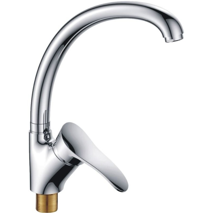 Смеситель для кухни Haiba HB4101-2, хром
