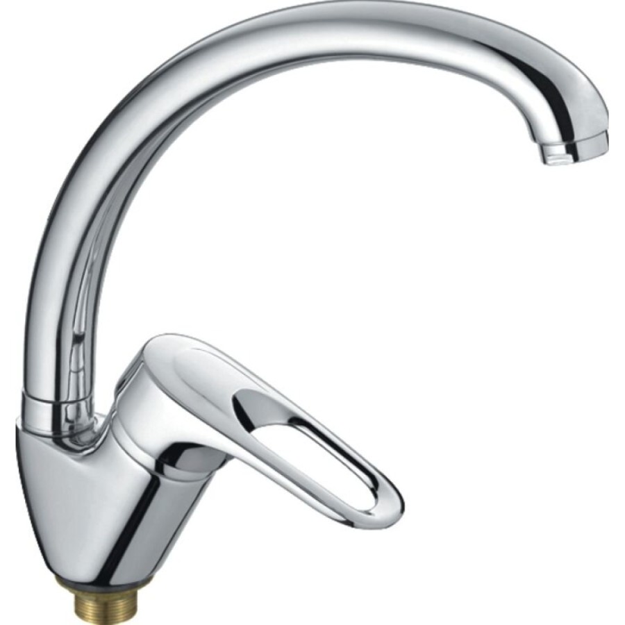 Смеситель для кухни Haiba HB4104-2, хром