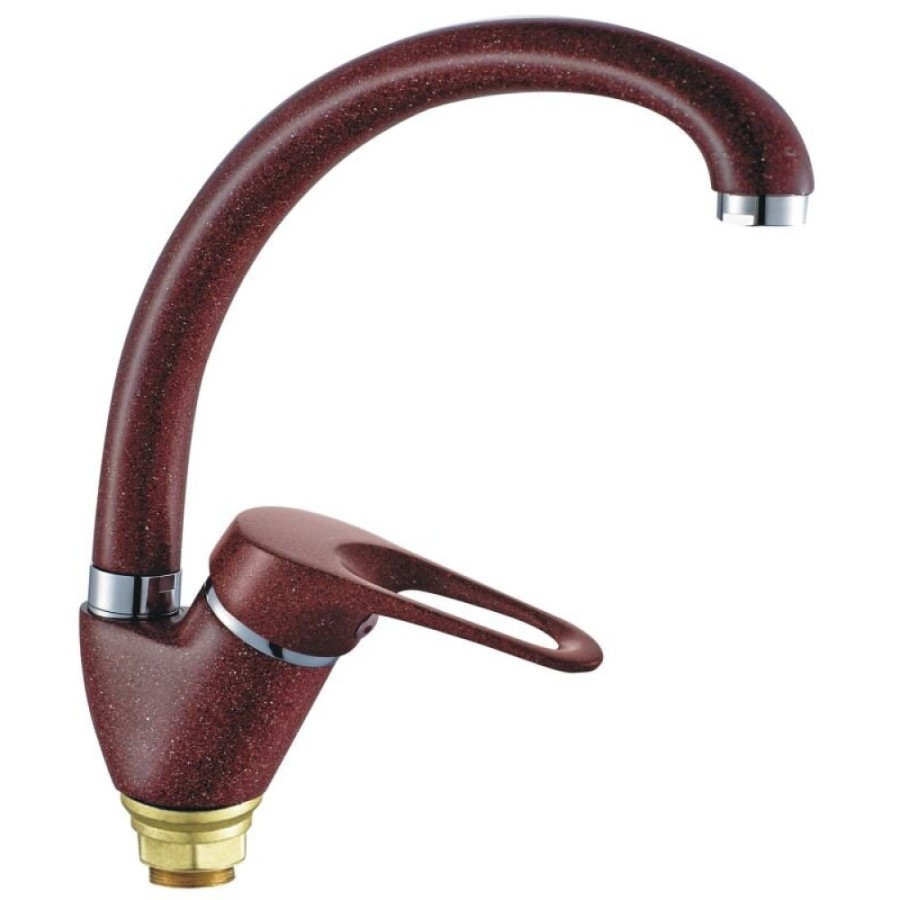 Смеситель для кухни Haiba HB4113-11, бордовый