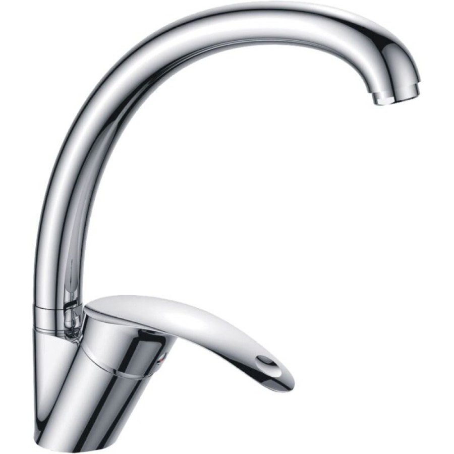 Смеситель для кухни Haiba HB4121-2, хром