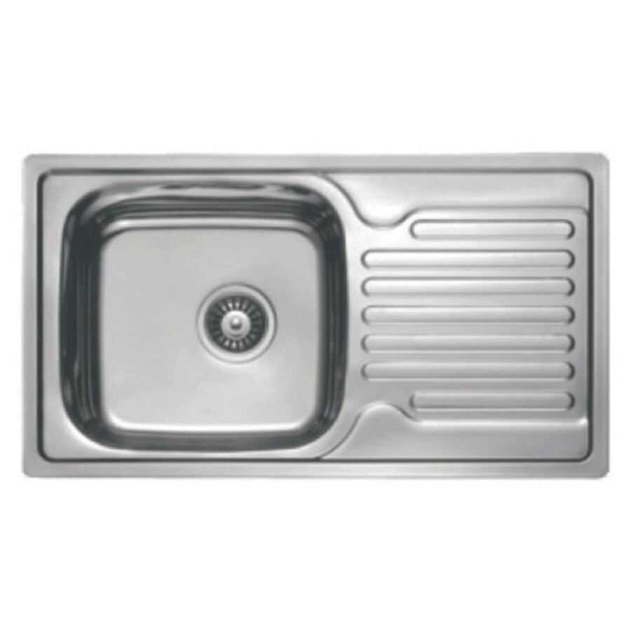 Мойка кухонная Haiba, 78 х 43 х 18 см, полированная сталь, HB4378