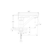 Смеситель для раковины Haiba HB4537-2, хром