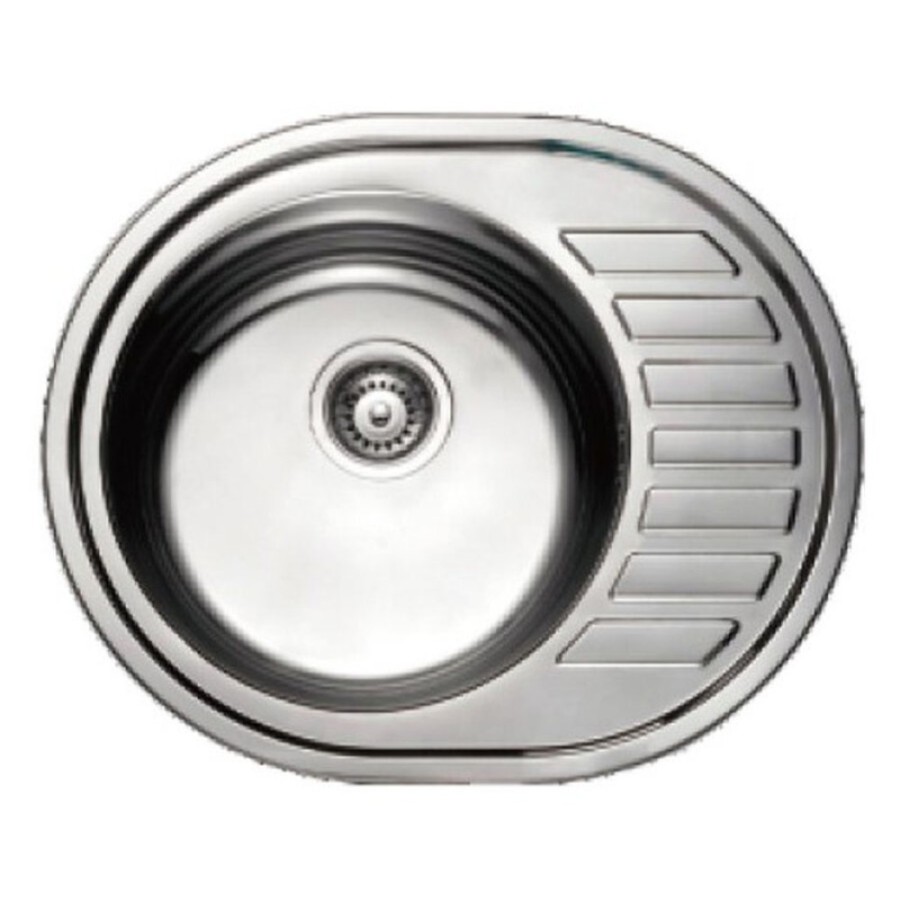 Мойка кухонная Haiba, 57 х 45 х 16 см, полированная сталь, HB4557-06