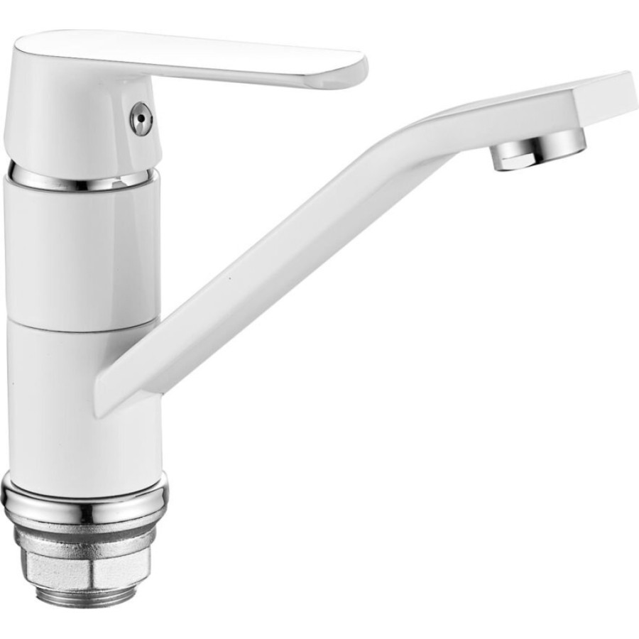 Смеситель для кухни Haiba HB45804-2, белый/хром