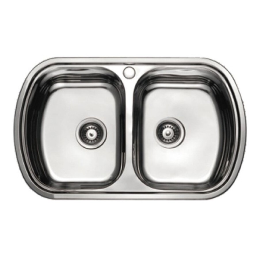 Мойка кухонная Haiba, 80 х 49 х 18 см, полированная сталь, HB4980T