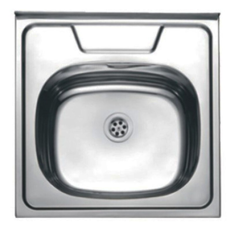 Мойка кухонная Haiba, 50 х 50 х 16 см, полированная сталь, HB5050-06