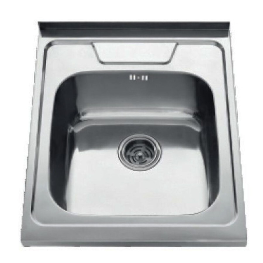 Мойка кухонная Haiba, 60 х 50 х 16 см, полированная сталь, HB5060-06