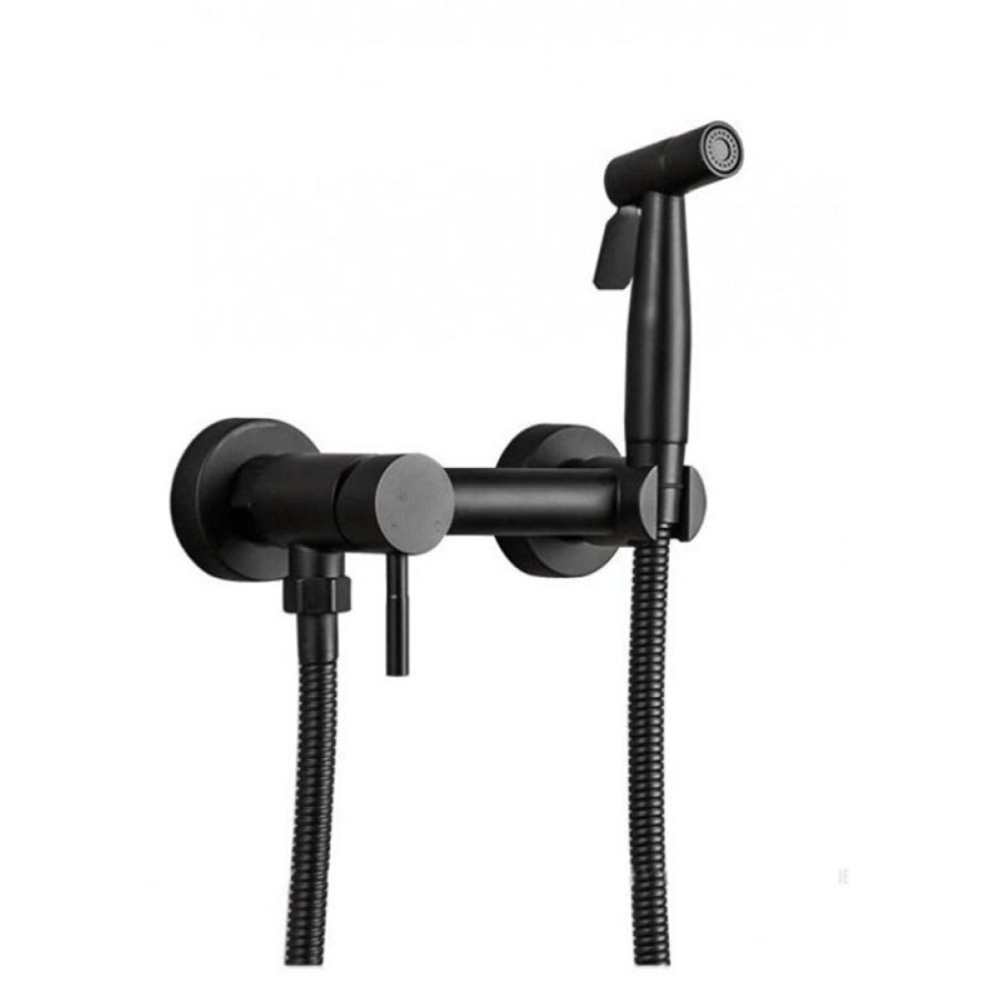 Гигиенический душ Haiba, HB5510-7, со смесителем, черный