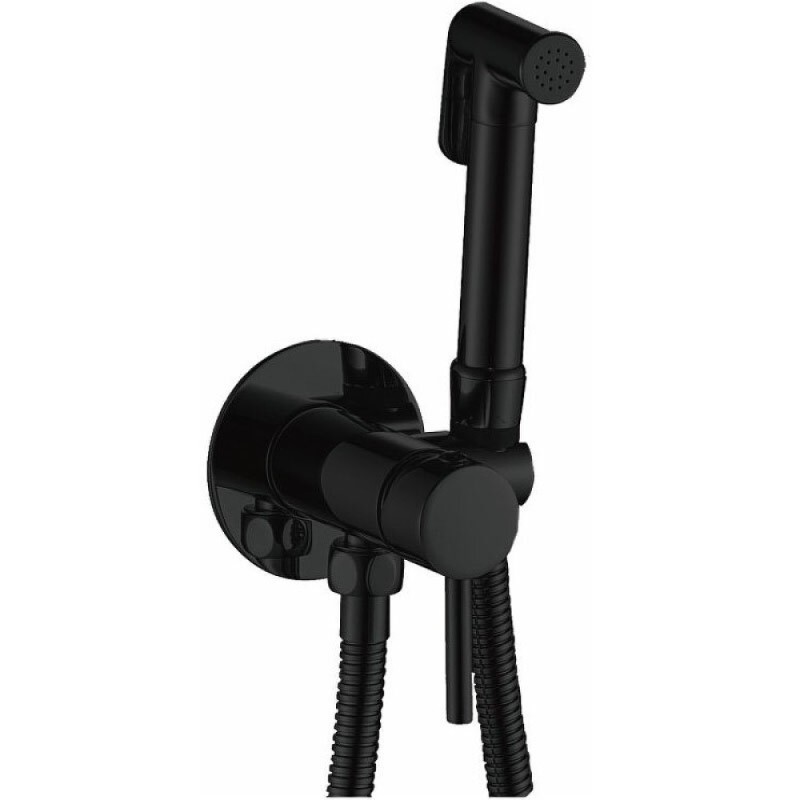 Гигиенический душ Haiba, HB5511-7, со смесителем, черный