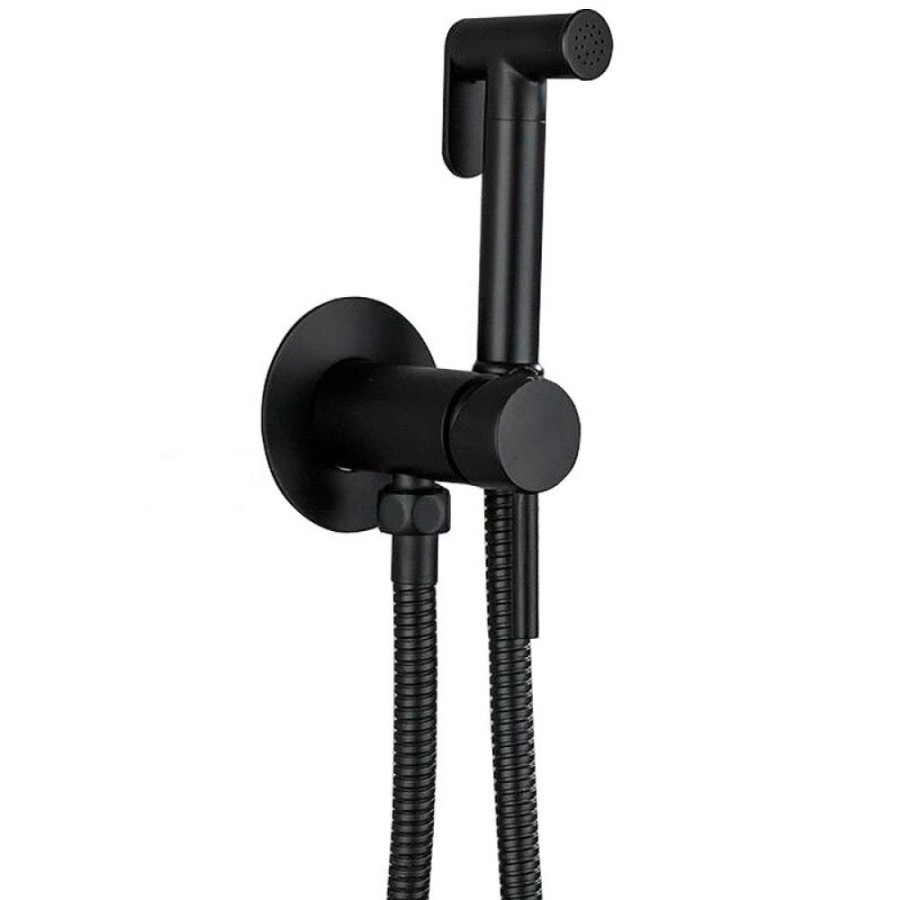 Гигиенический душ Haiba, HB5511-7, со смесителем, черный