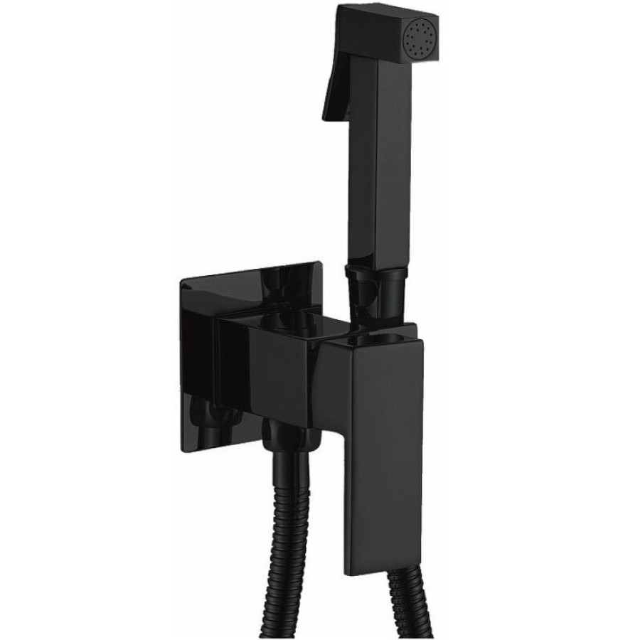 Гигиенический душ Haiba, HB5512-7, со смесителем, черный