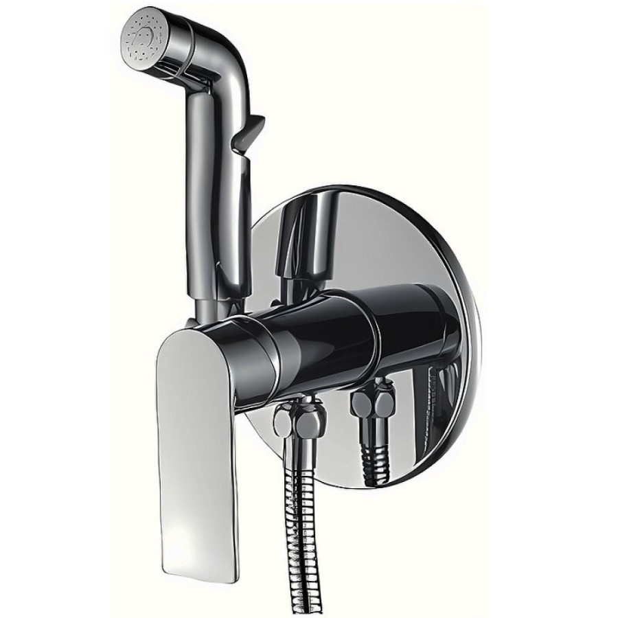 Гигиенический душ Haiba, HB55505, со смесителем, хром