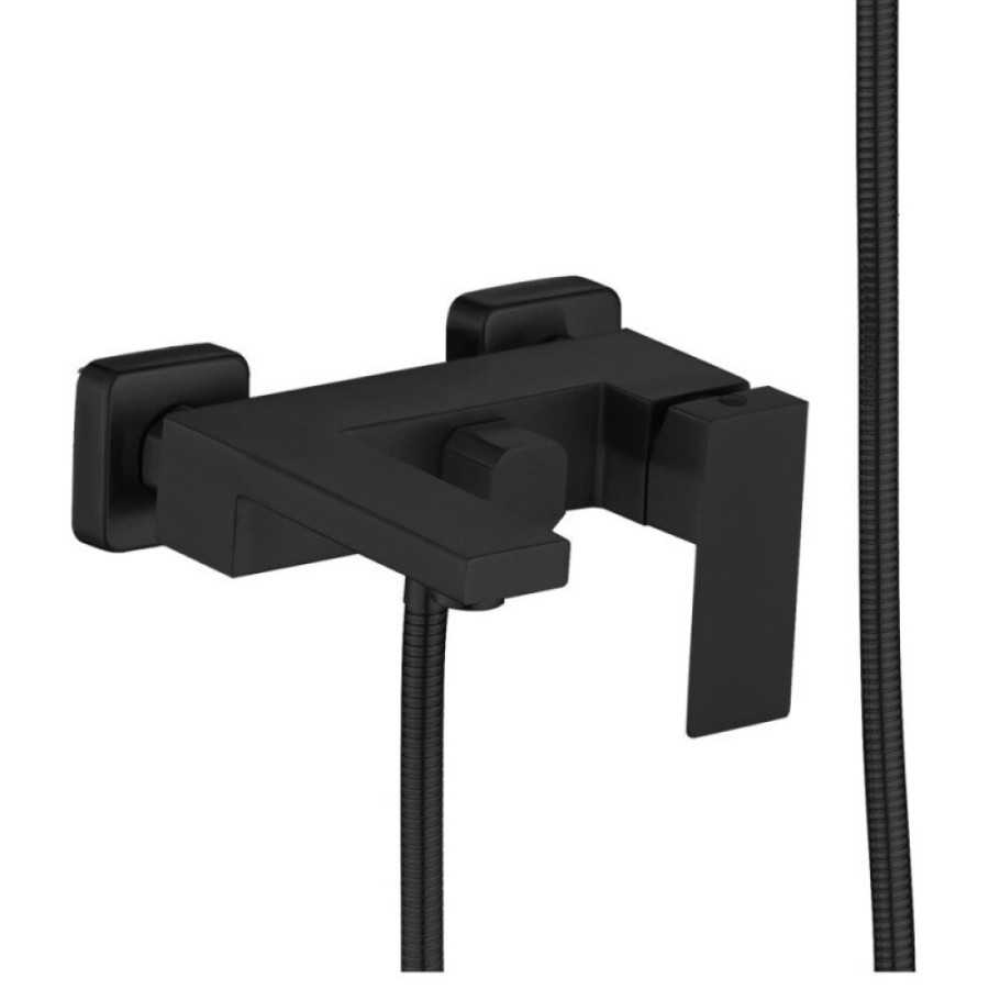 Смеситель для ванны и душа Haiba, черный, HB60803-7