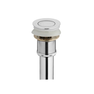 Донный клапан Haiba, для раковины, click-clack, с переливом, цвет хром, HB66-2