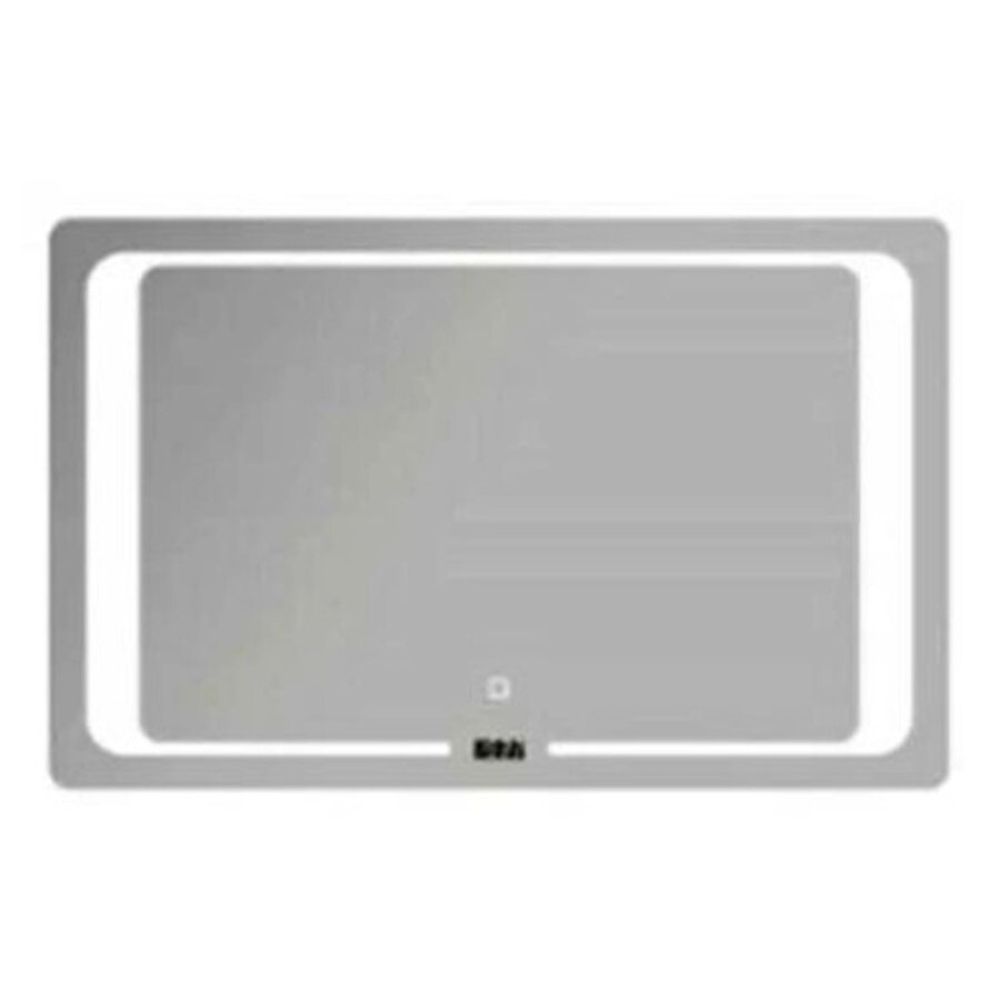 Зеркало Haiba, 70 х 50 см, с LED-подсветкой, с индикатором времени и температуры, HB664