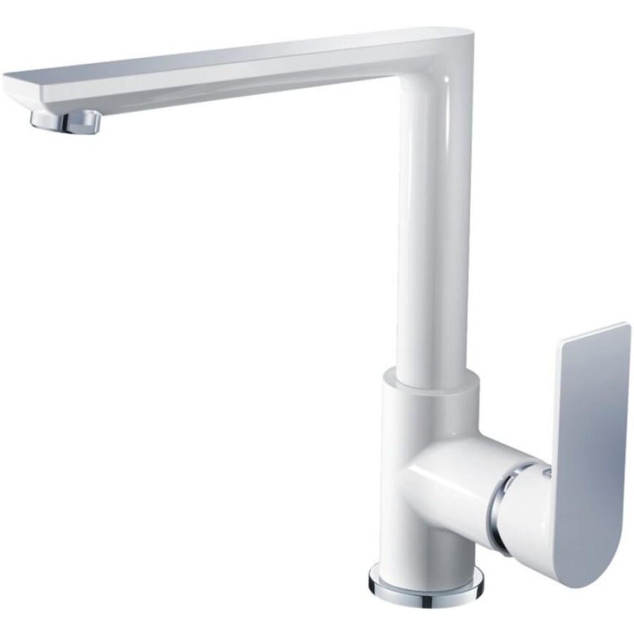 Смеситель для кухни Haiba HB70505-8, белый/хром