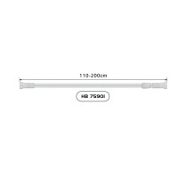 Карниз для ванной комнаты Haiba 110-200 см, прямой, HB75901