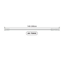 Карниз для ванной комнаты Haiba 140-260 см, прямой, HB75902