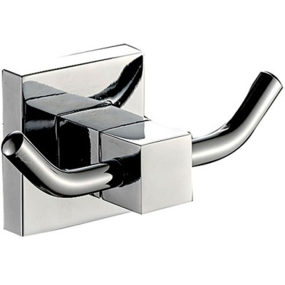 Крючок двойной Haiba, хром, HB8605-2