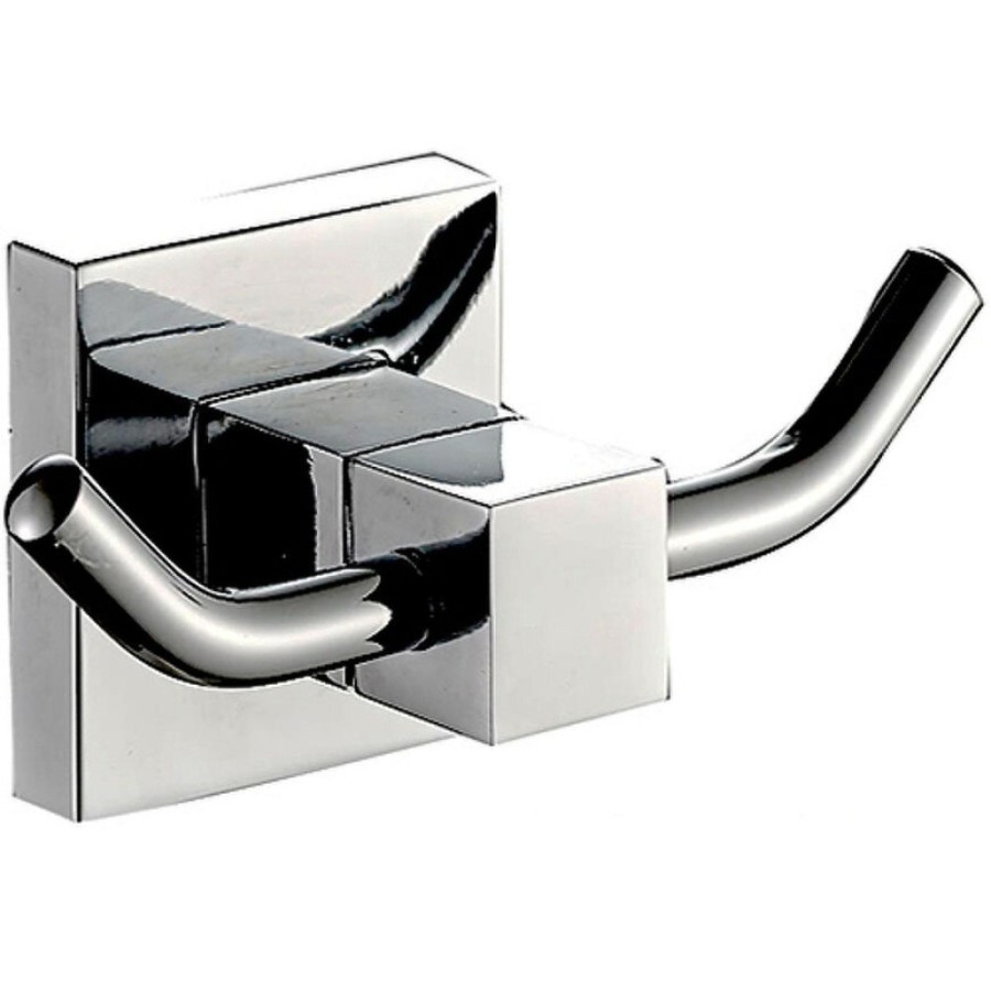 Крючок двойной Haiba, хром, HB8605-2