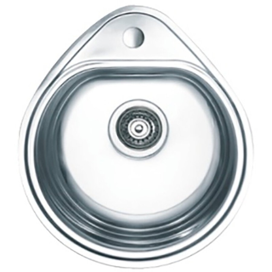 Мойка кухонная Haiba, 44 х 50 х 18 см, матовая сталь, HBS4450