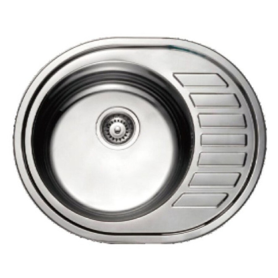 Мойка кухонная Haiba, 57 х 45 х 18 см, матовая сталь, HBS4557