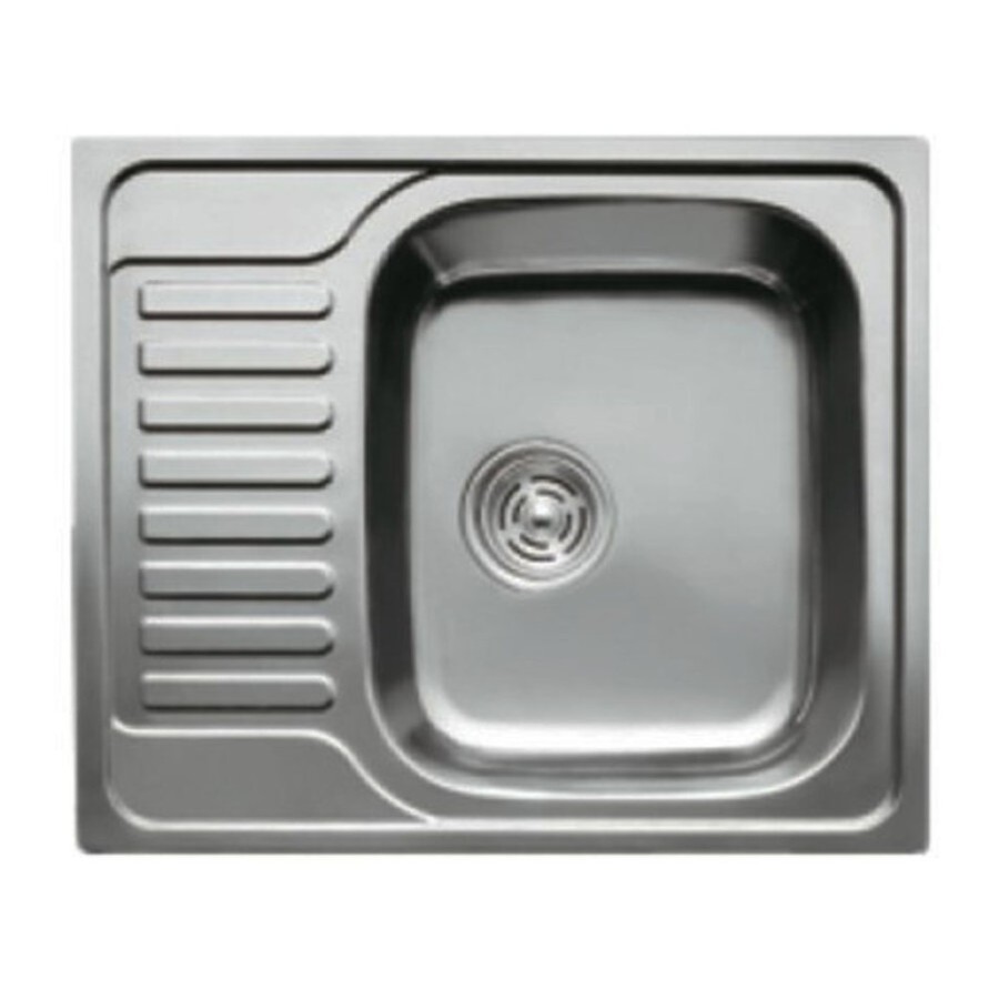 Мойка кухонная Haiba, 58 х 48.5 х 18 см, матовая сталь, HBS4858