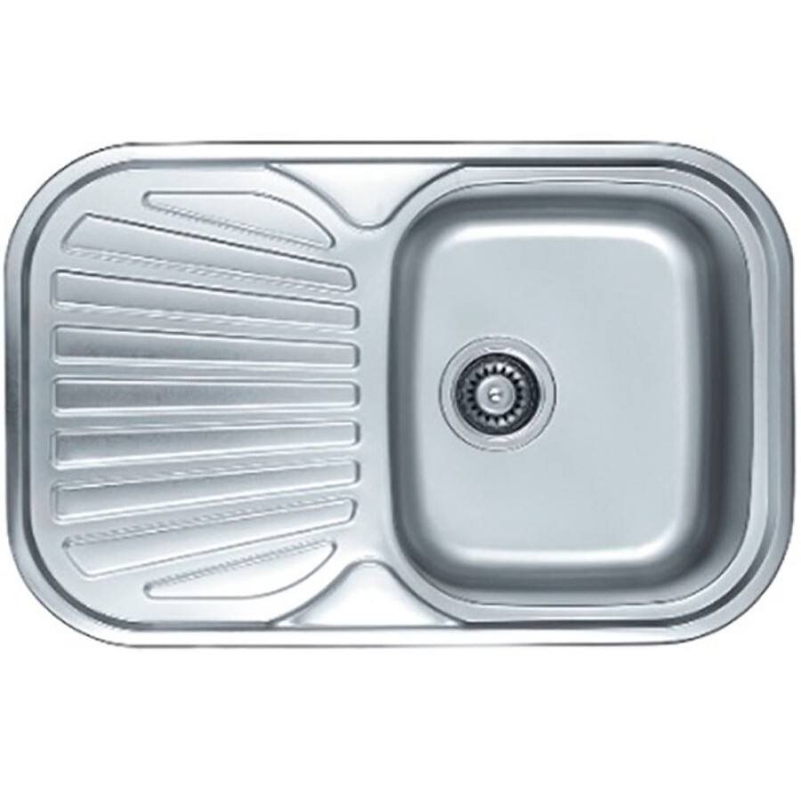 Мойка кухонная Haiba, 74 х 48 х 18 см, матовая сталь, HBS4874