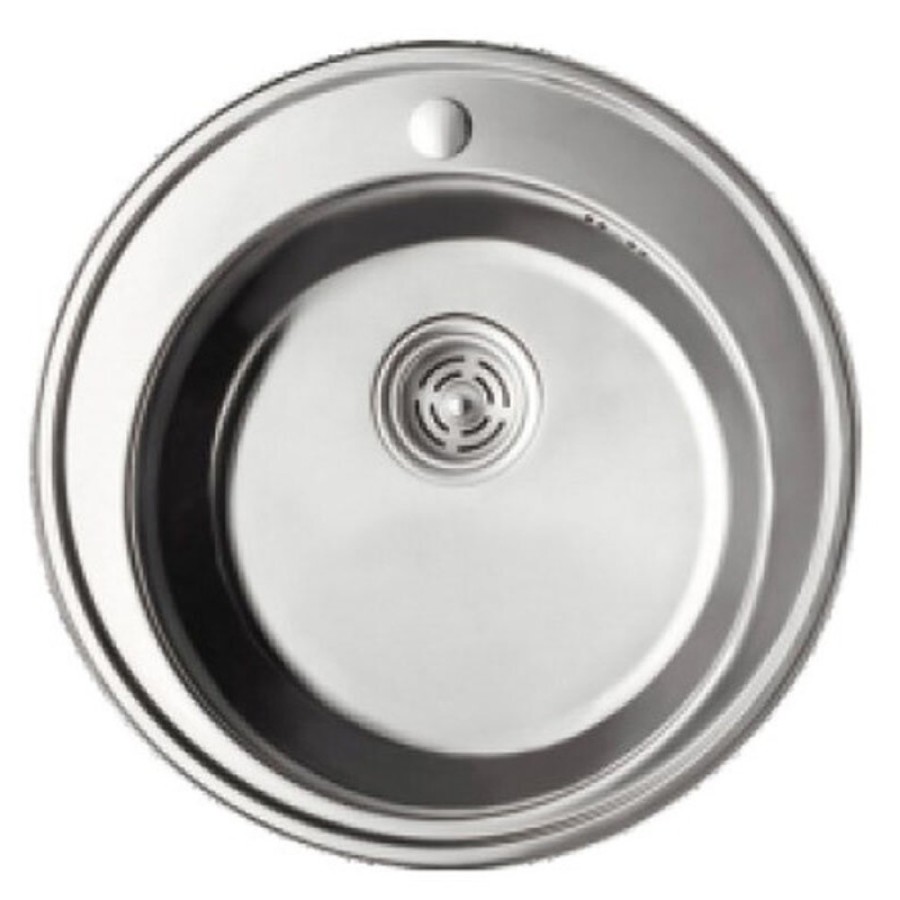 Мойка кухонная Haiba, 51 х 51 х 18 см, матовая сталь, HBS510