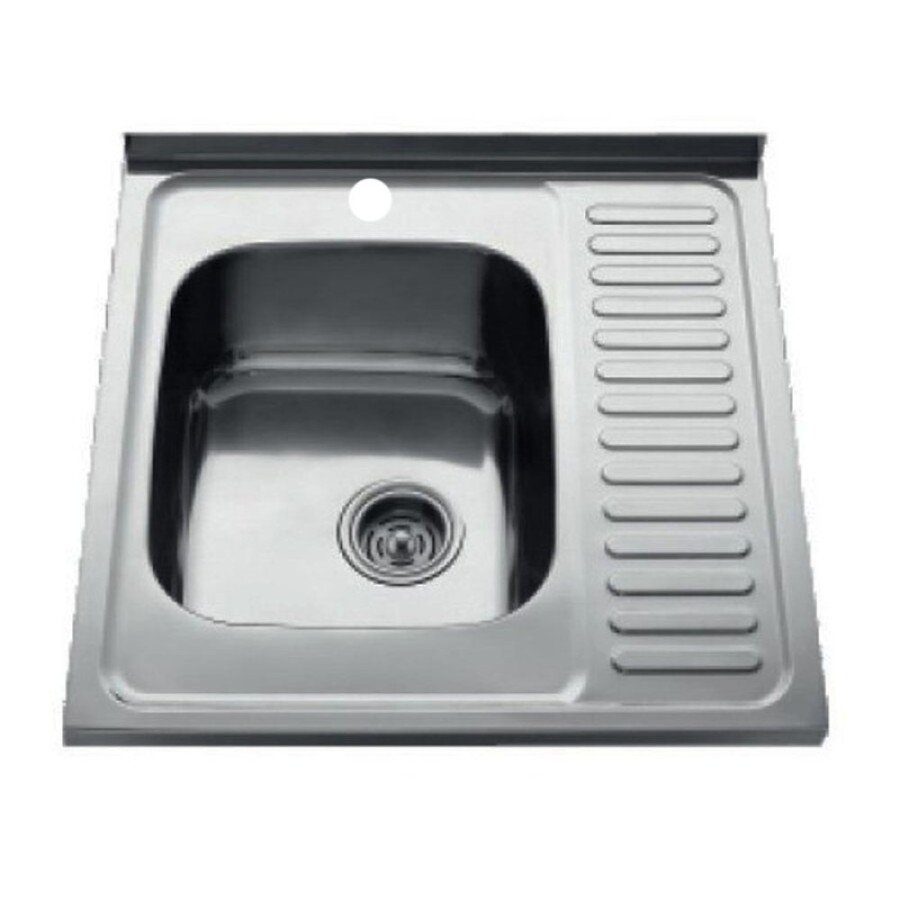 Мойка кухонная Haiba, 60 х 60 х 16 см, матовая сталь, HBS6060-06