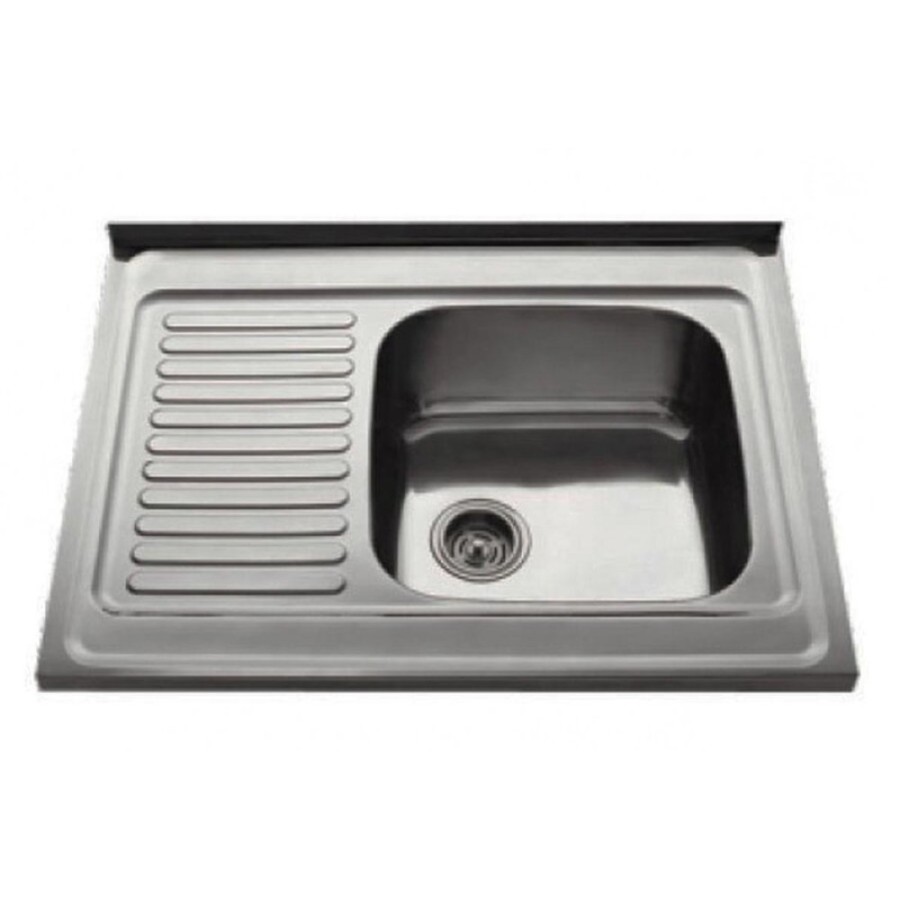 Мойка кухонная Haiba, 80 х 60 х 18 см, матовая сталь, HBS6080R