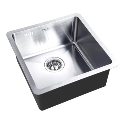 Мойка Zorg HD 4444 Inox, 44 х 44 см, брашированная матовая нержавеющая сталь