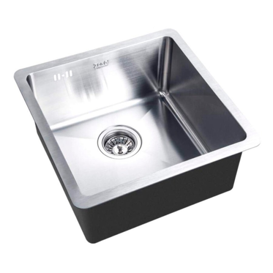 Мойка Zorg HD 4444 Inox, 44 х 44 см, брашированная матовая нержавеющая сталь